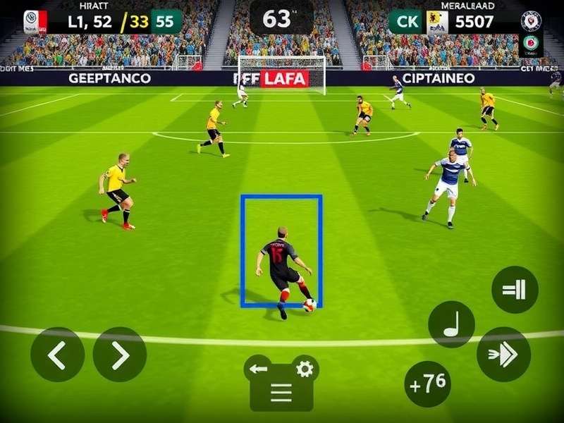 Intense Match Action in FIFA Dribble Maestro FIFA Dribble Maestro Gameplay Screenshot